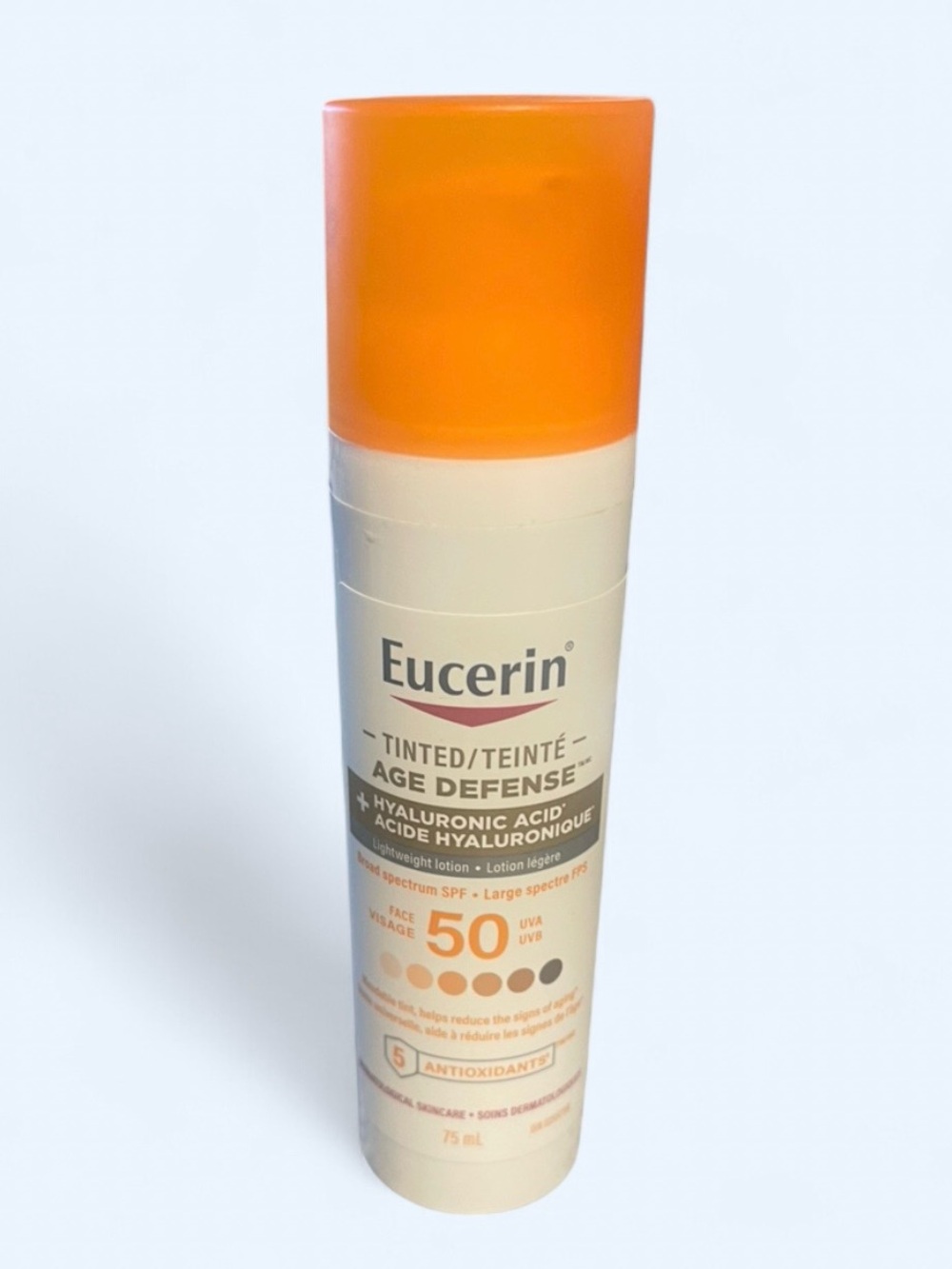 Eucerin Tinted Sunscreen Age Defense SPF 50 -  🛍️FREE GIFT INCLUDED!